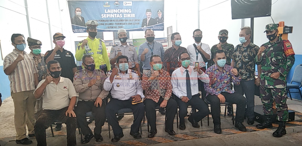 Launching Strategi Peningkatan Keselamatan Lalu Lintas Melalui Zona Selamat Pariwisata dan Uji KIR