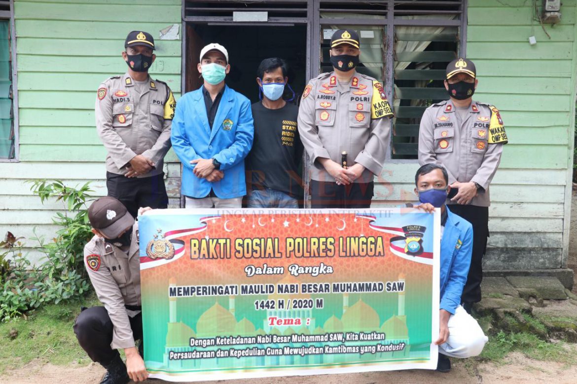 Polres Lingga Bersama Mahasiswa dan Ormas