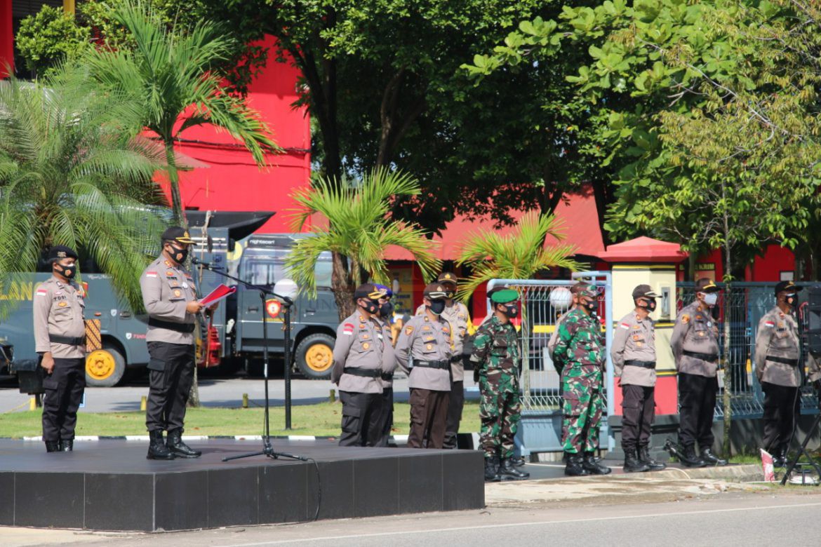 Amankan Pilkada 2020, TNI-Polri Bersama Satpol PP Gelar Patroli Skala Besar