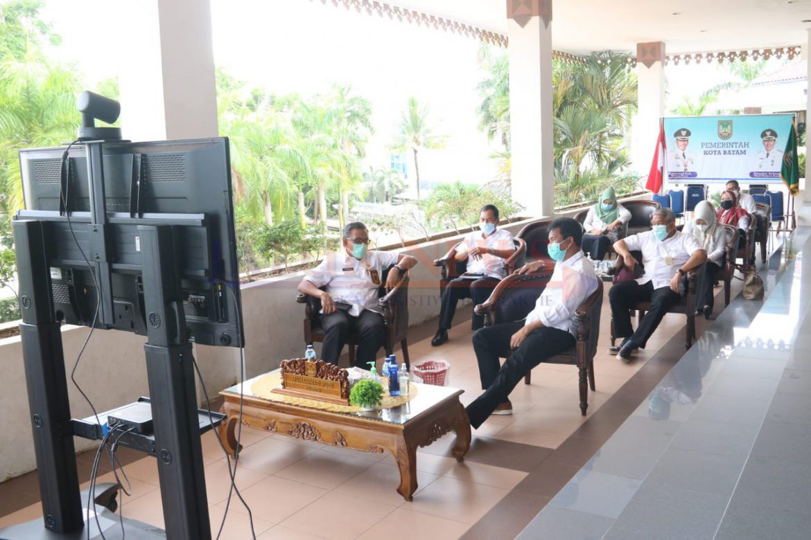 Wali Kota Batam, Muhammad Rudi, menghadiri peringatan puncak Hari Anti Korupsi Dunia (Hakordia) 2020