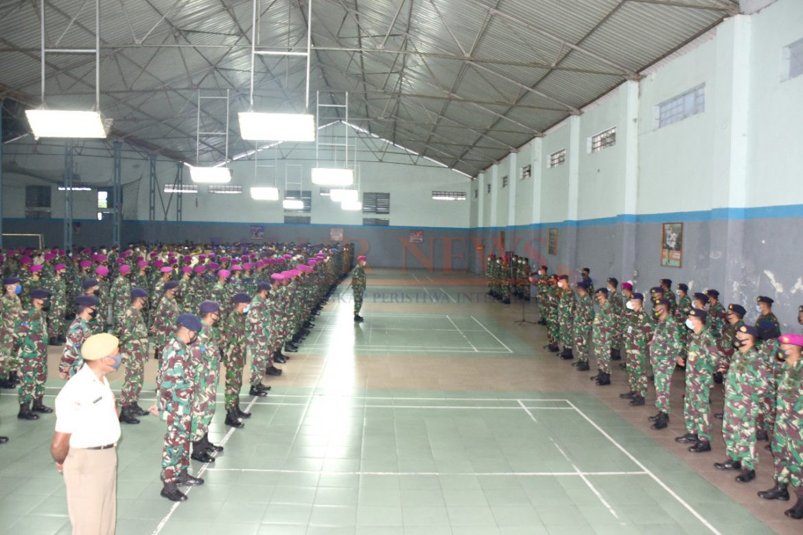 Apel khusus yang dilaksanakan di Gor Candrasa Mako Lantamal VI dan dipimpin langsung oleh Komandan Lantamal VI (Danlantamal VI) Laksamana Pertama TNI Dr. Benny Sukandari, S.E., M.M., CHRMP.