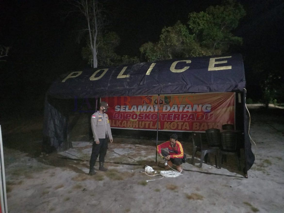 Polresta Barelang Dirikan Pos Terpadu di Pantai Reviola Galang
