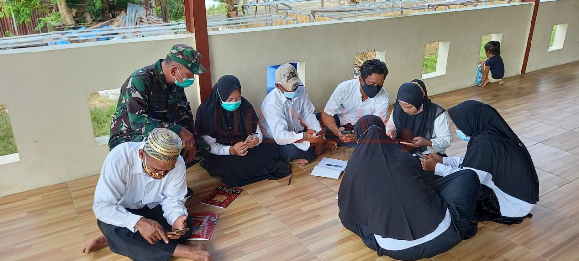 Danramil Kep. Seribu Monitor Kegiatan Paket C di Pulau Sabira