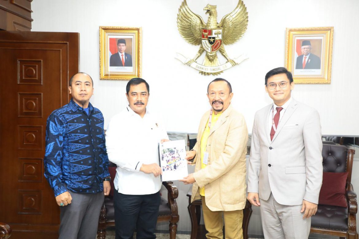 Pertemuan Kabareskrim Komjen Agus Andrianto dengan Ketua umum Ampek Naldy Nazar Haroen SH didampingi sejumlah pengurus Selasa 27/4/2021.