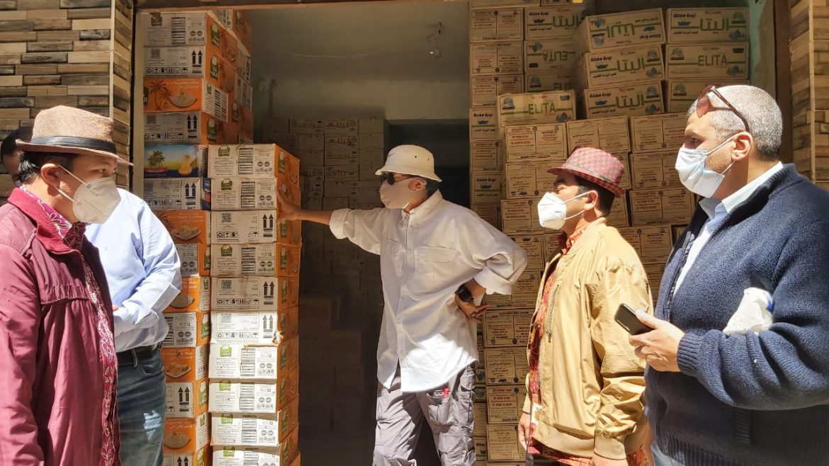 Kunjungan Duta Besar RI untuk Mesir Lutfi Rauf bersama Atase Perdagangan Irman Adi Purwanto Moefthi ke kota El Eelam, Provinsi Fayoum, Mesir pada 27 April 2021.