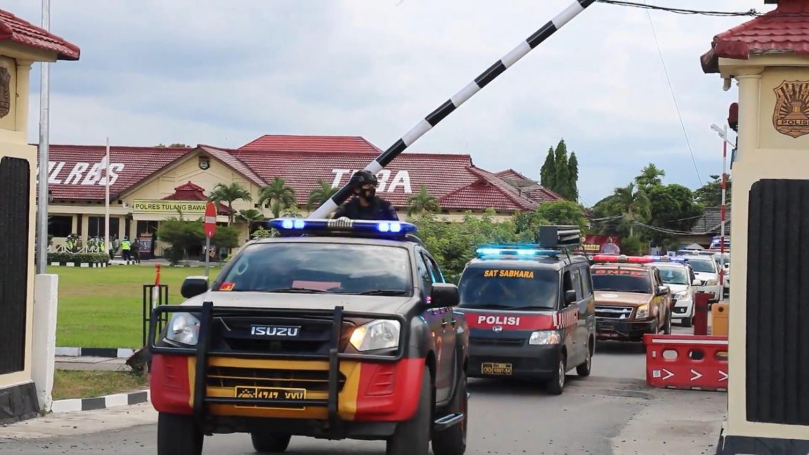 Polres Tulang Bawang Gelar Patroli Skala Besar Pada May Day