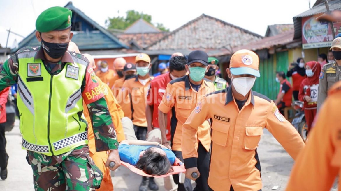 BPBD Tulang Bawang Gelar Simulasi Penanganan Bencana Banjir