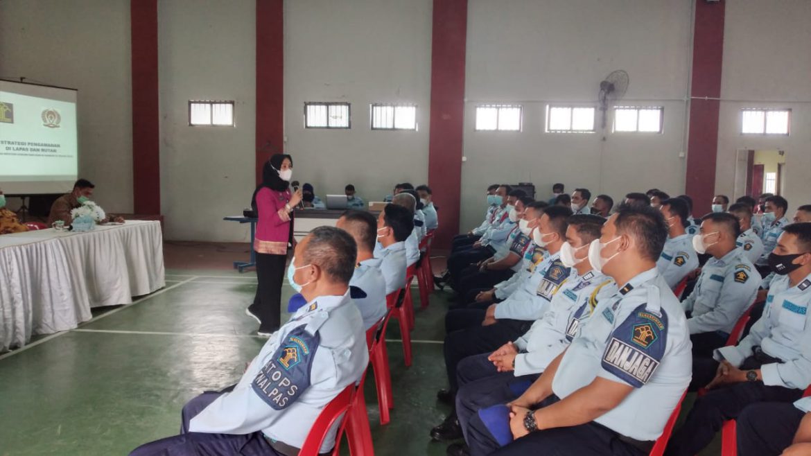 Lapas Kelas IIA Batam Ikuti Penguatan P4GN Bersama Kadivas Kanwil Kemenkumham Kepri