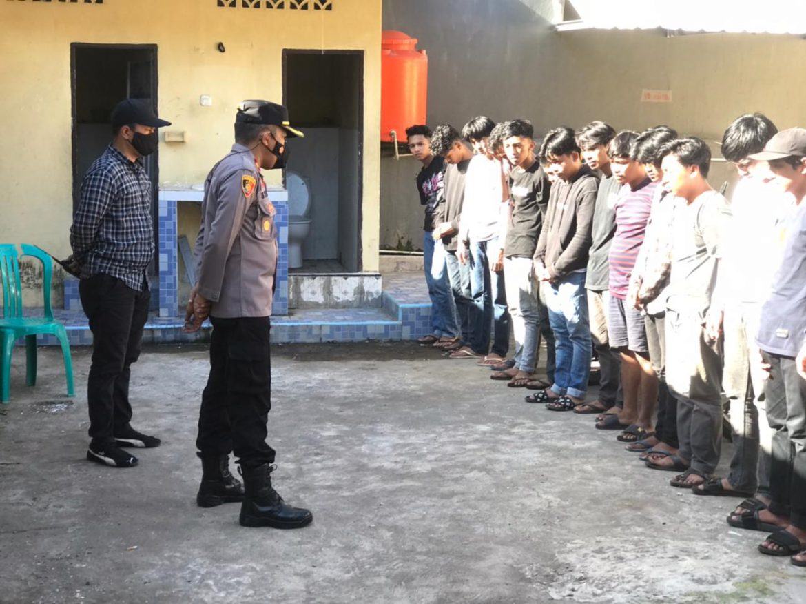 Belasan Pelaku Balap Liar Diamankan Polsek Rappocini