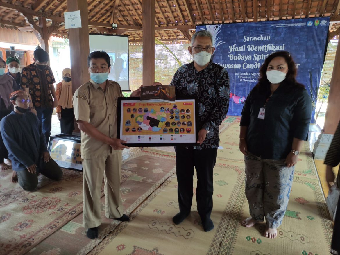 Acara sarasehan budaya spiritual kawasan Candi Borobudur di Balkondes Ngargogondo, Borobudur, Jawa Tengah, Senin 8 November 2021. (Foto Dok.)