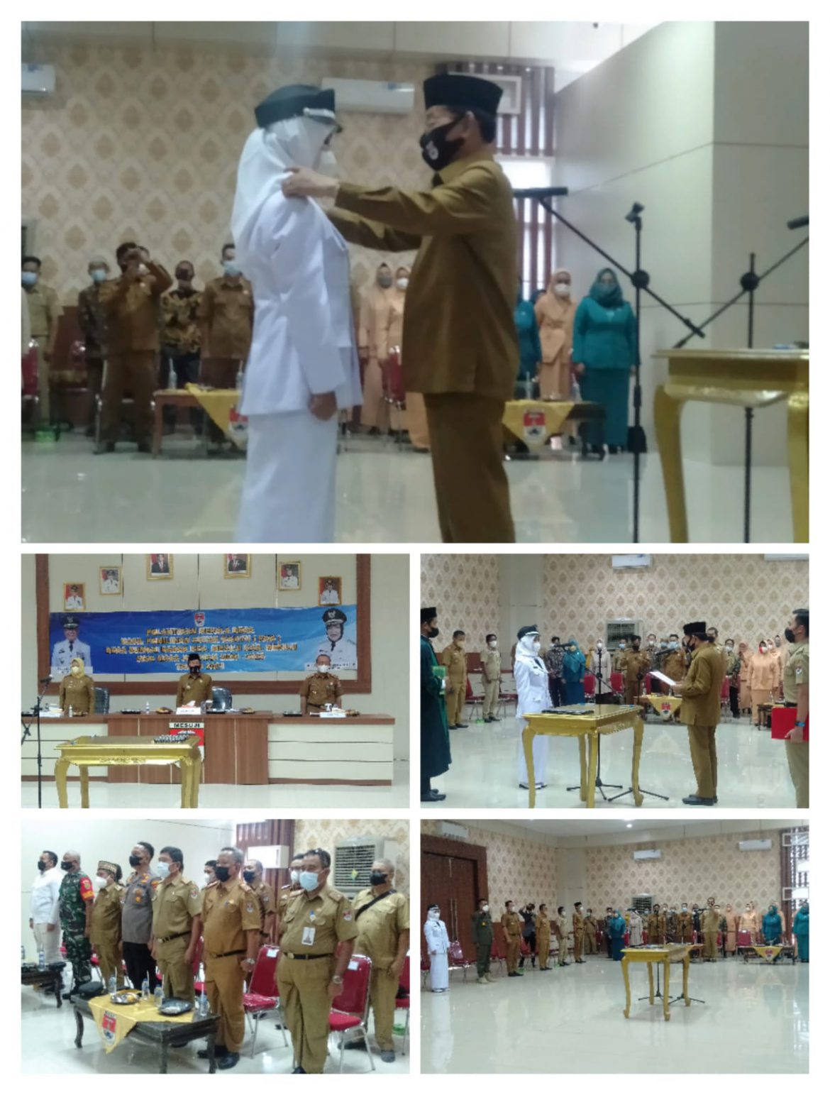 Bupati Mesuji Saply TH Lantik Anitayana sebagai Kepala Desa Sungai Badak sisa jabatan 2020-2026(F jalurnews)