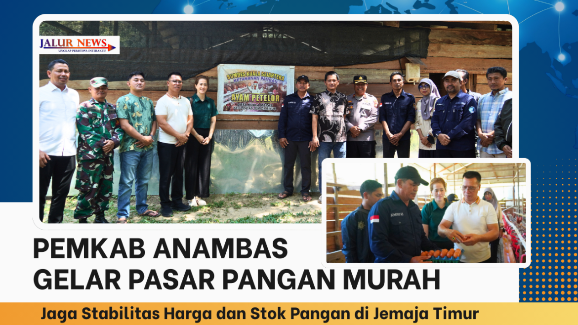 Aneng tinjau BUMDes Pasar Pangan Murah Anambas