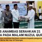 Pemda Anambas Serahkan 21 Mukena di Masjid Agung Baitul Ma’mur pada Peringatan Nuzul Qur’an